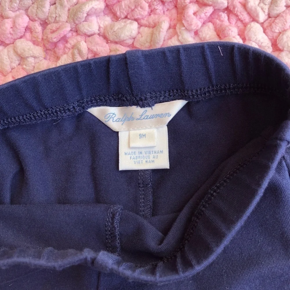 Ralph Lauren baby dress and leggings bundle
